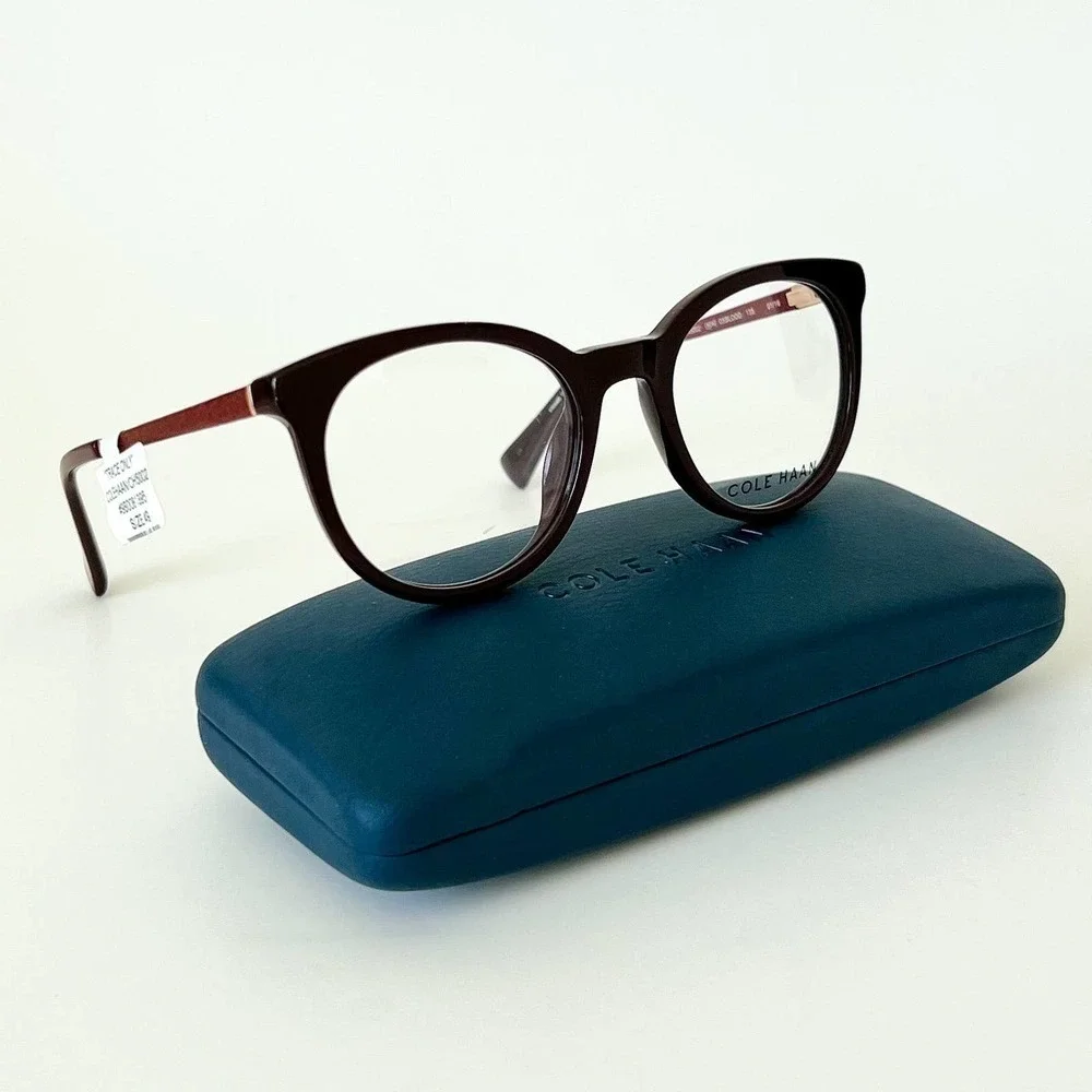 COLE HAAN Eyeglasses CH5002 (604) OXBLOOD New!